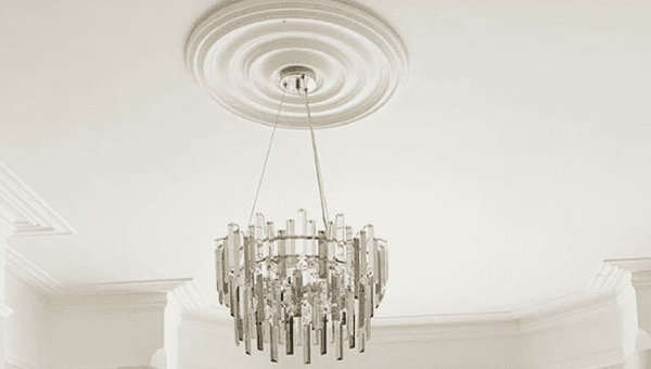 24inch Plain Plaster Ceiling Rose 609mm