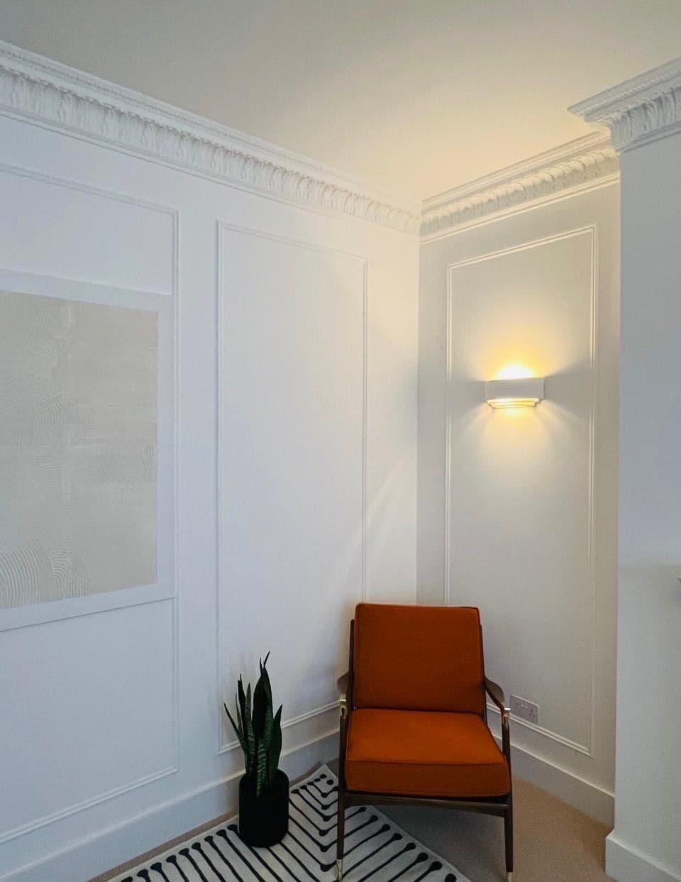 Regal Acanthus Leaf Plaster Coving 144mm x 160mm