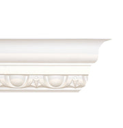 Large Egg and Dart Plaster Coving 121mm x 127mm