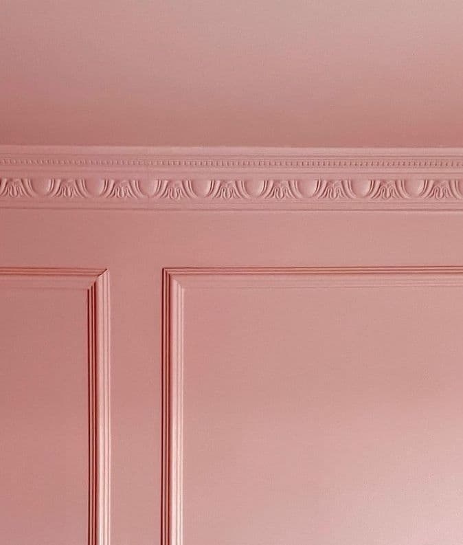 Medium Georgian Egg and Dart Plaster Coving 100mm x 120mm