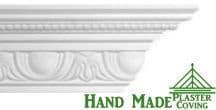 Medium Georgian Egg and Dart Plaster Coving 100mm x 120mm