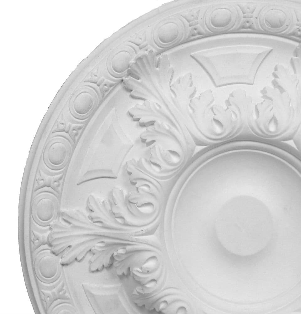 Medium Royal Acanthus Plaster Ceiling Rose 510mm