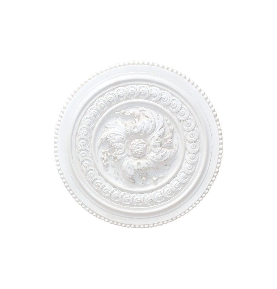 Old Small Bead Plaster Ceiling Rose 430mm