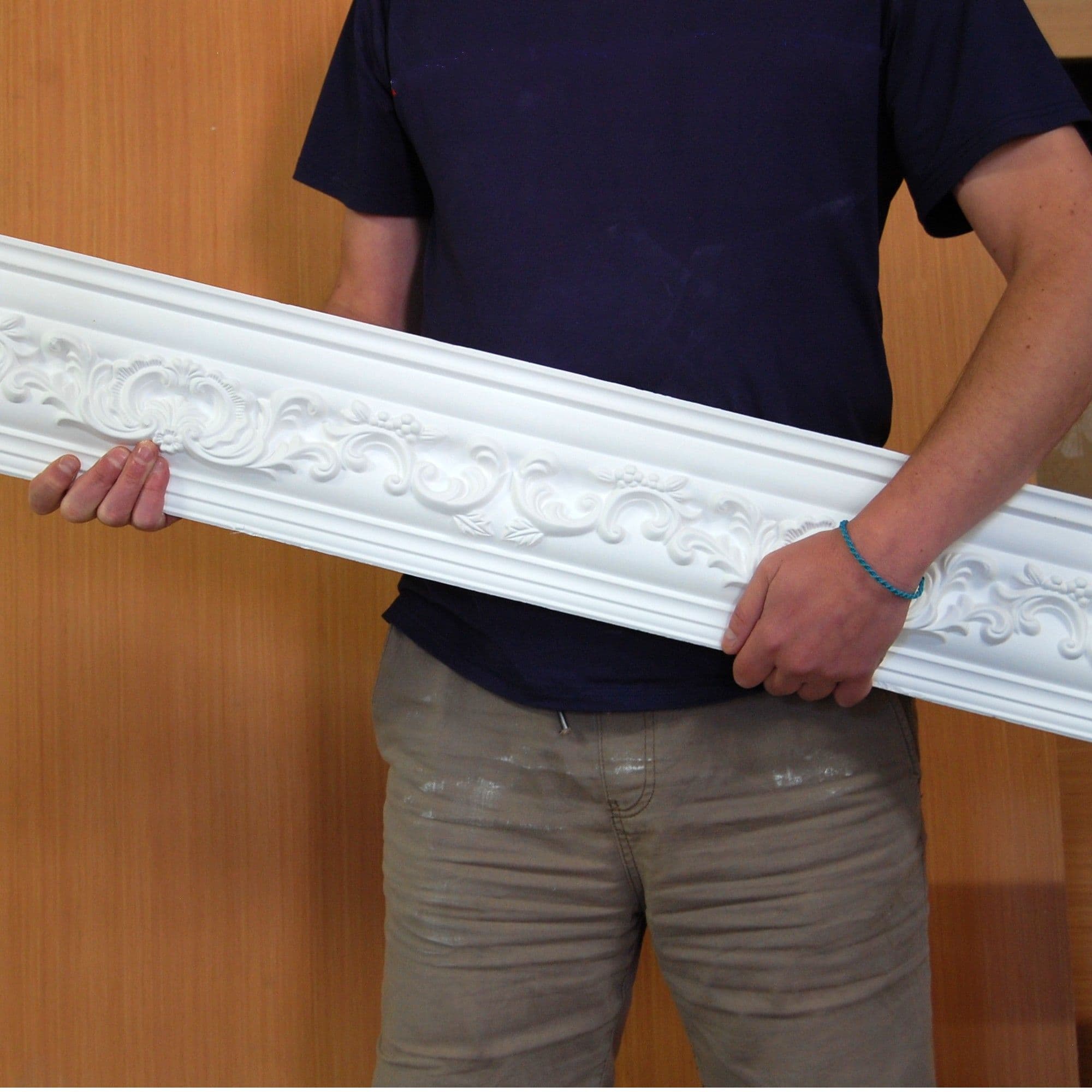 Regency Acanthus Plaster Coving 117mm x 115mm