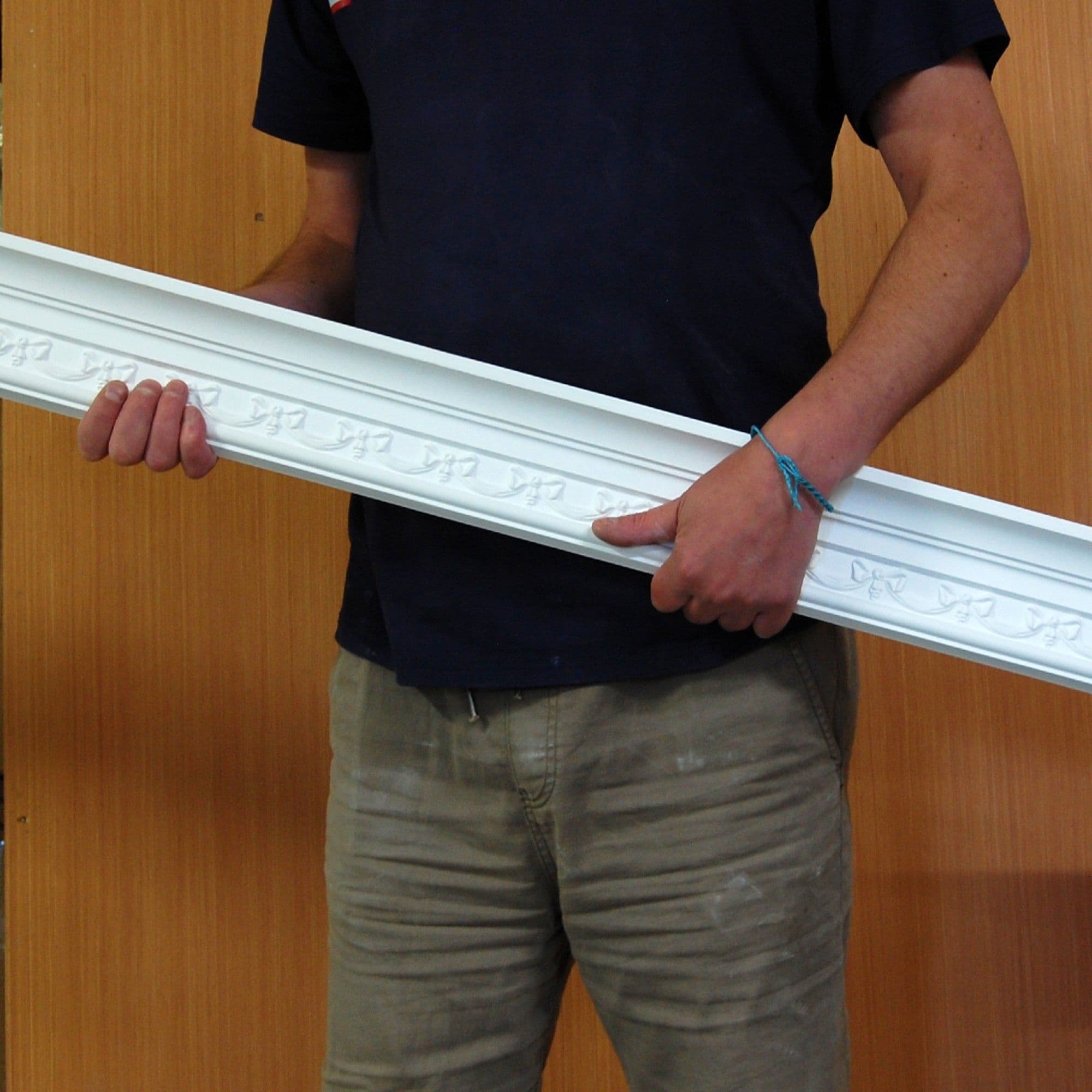 Ribbon Plaster Coving 60mm x 80mm - 48m Pack