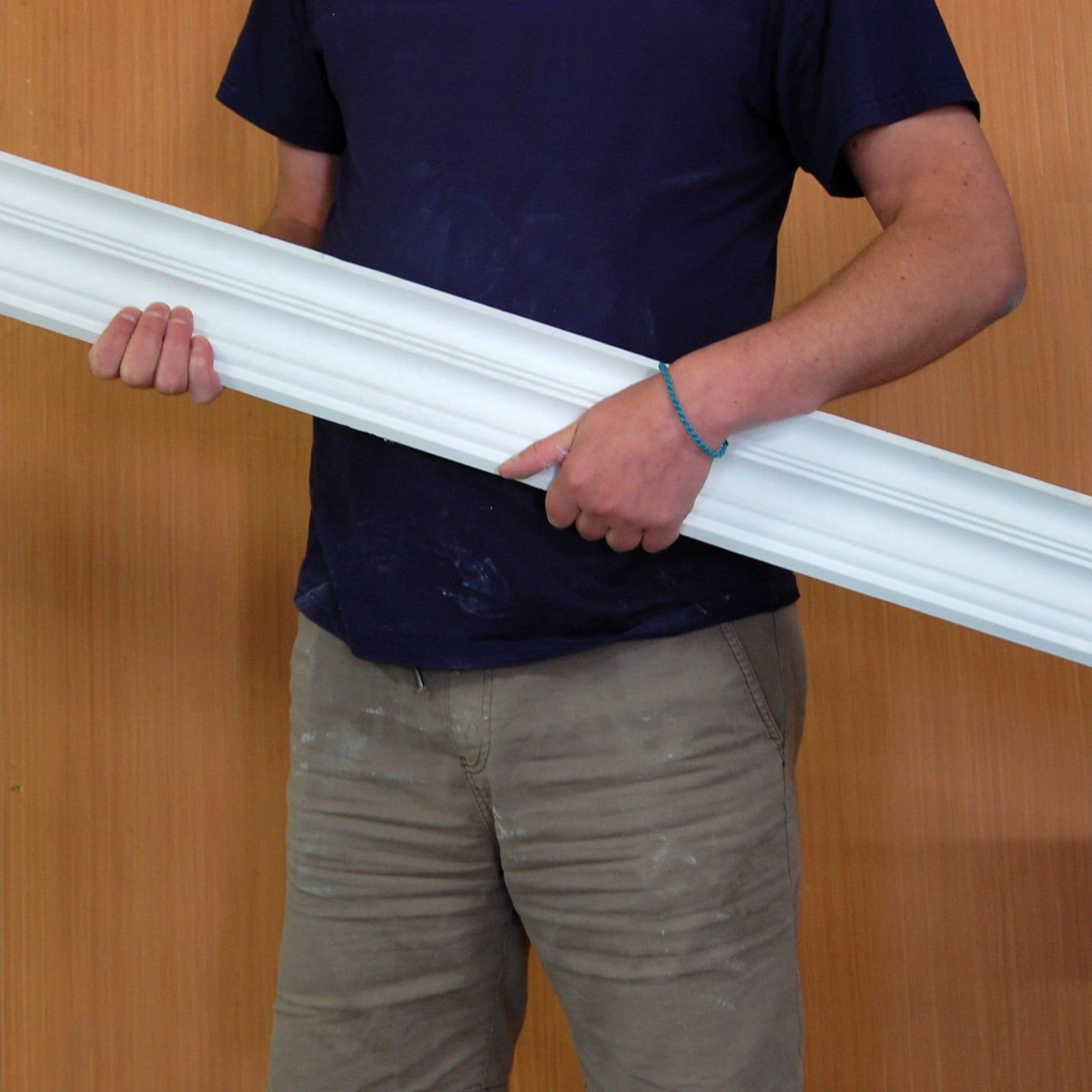 Small Linear Plaster Coving 73mm x 80mm - 24m Pack