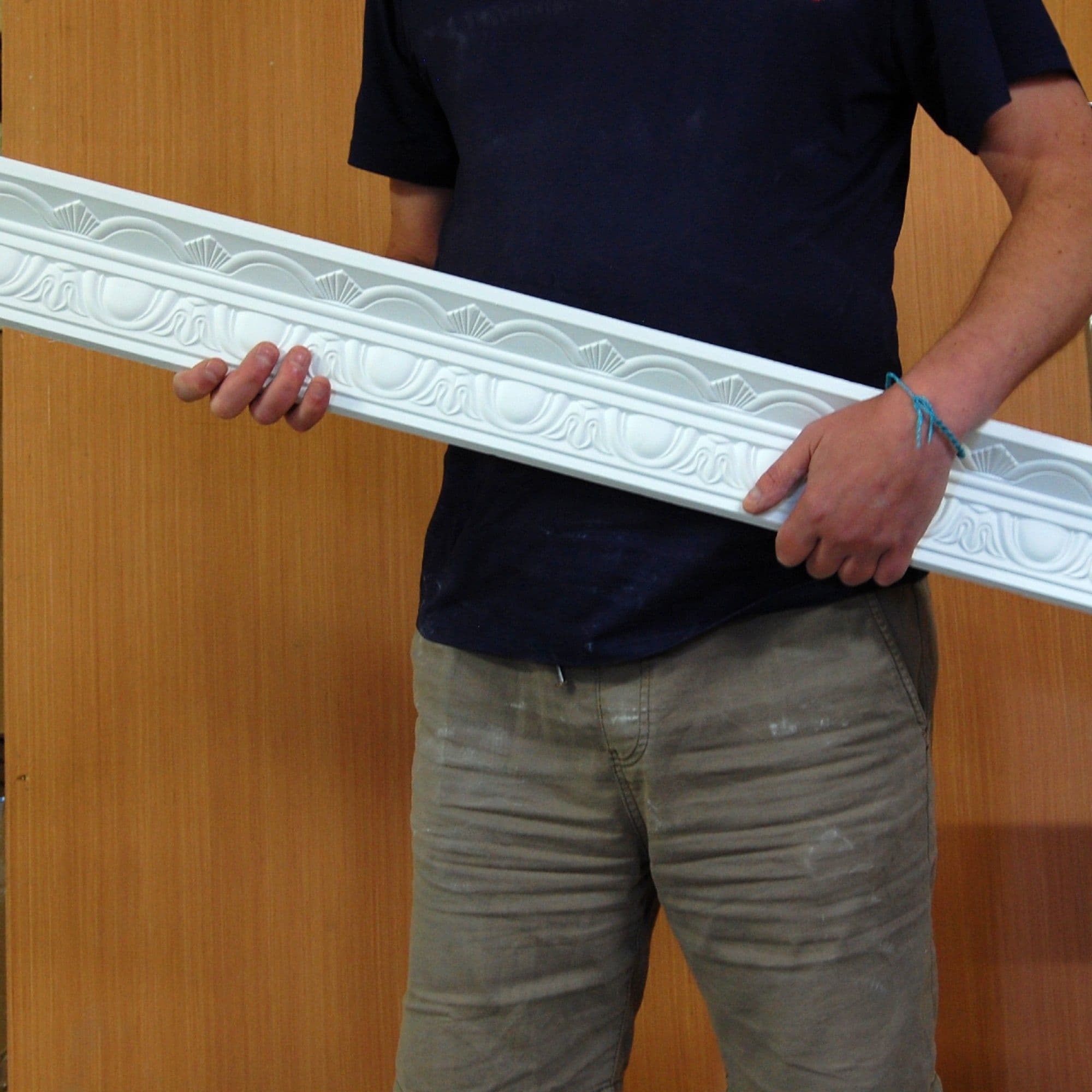 Traditional Egg and Dart Plaster Cornice 60mm x 95mm