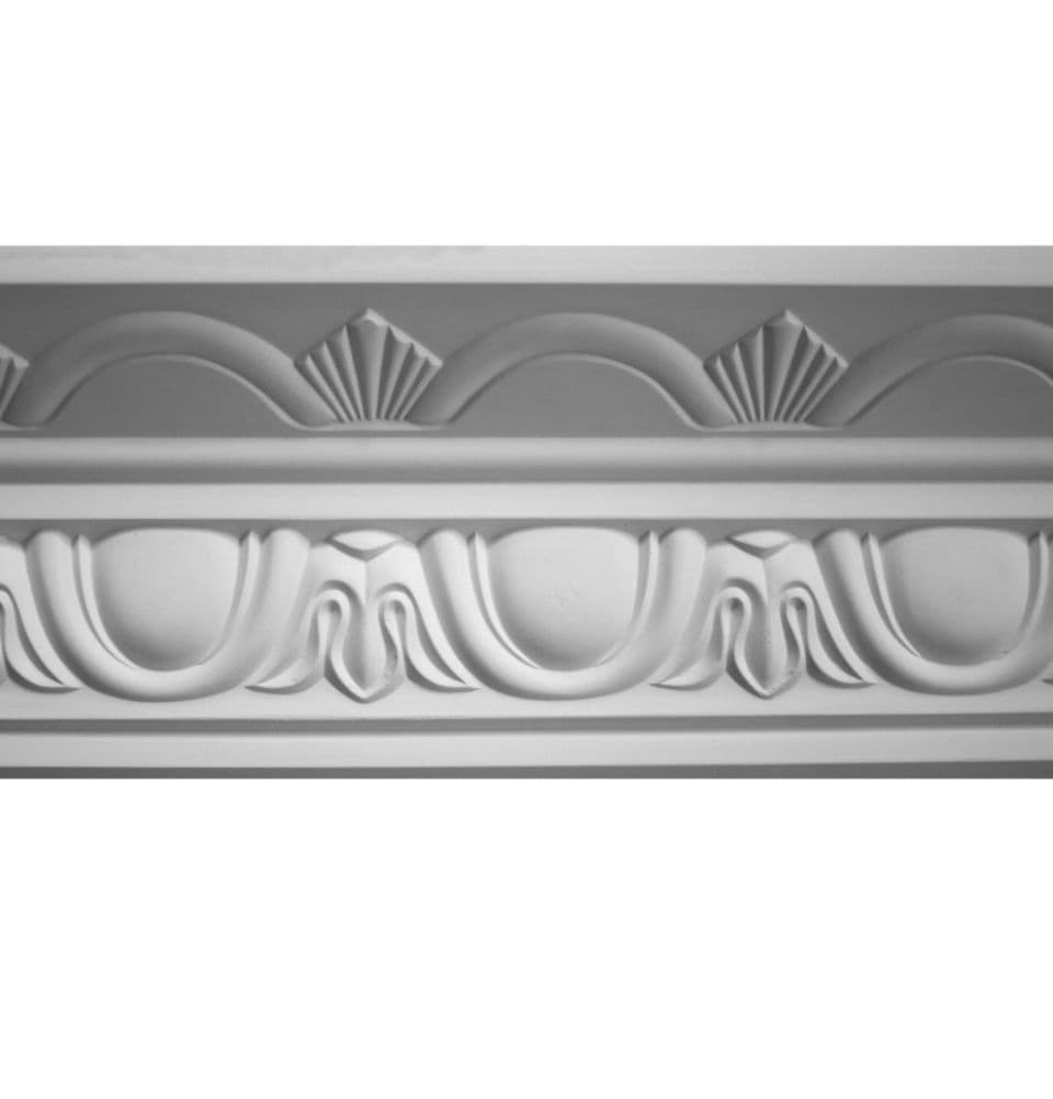 Traditional Egg and Dart Plaster Cornice 60mm x 95mm