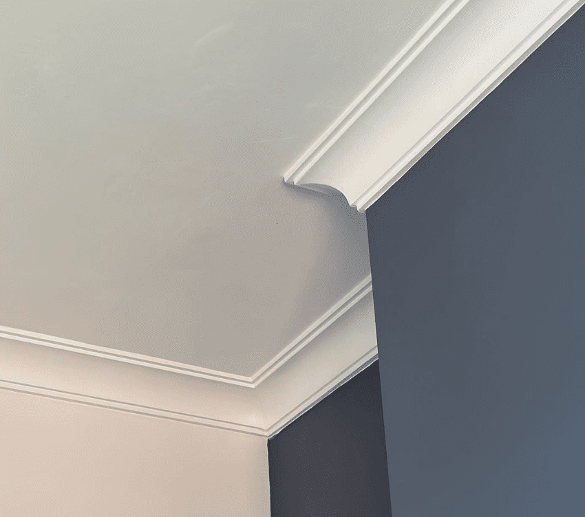 Victorian Plain Plaster Coving 120mm x 120mm
