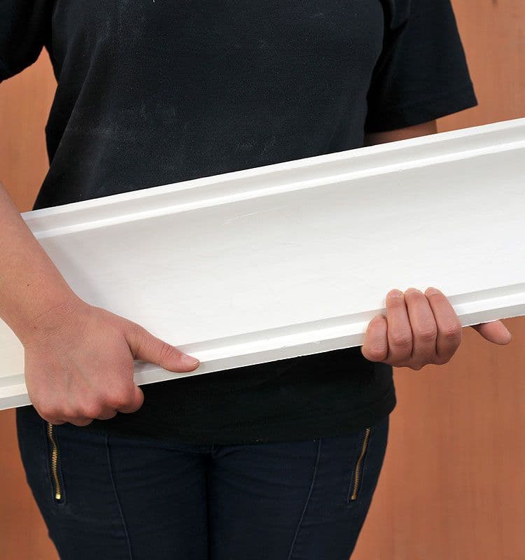 Victorian Plain Plaster Coving 120mm x 120mm